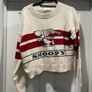 AE X Peanuts Snoopy Crew Neck Sweater